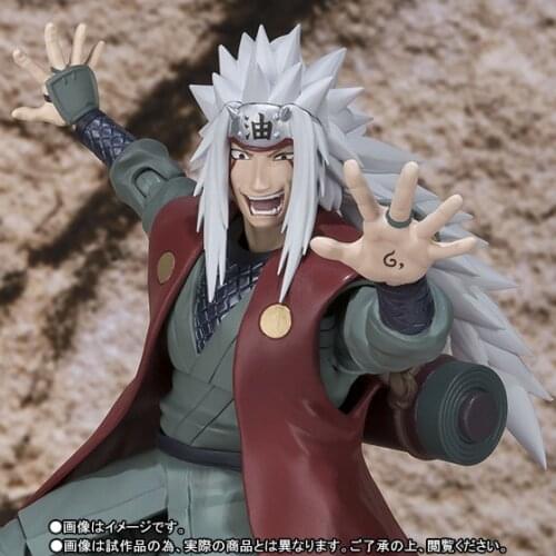Anime Naruto Shippuden Jiraiya SHF BJD Joints Moveable PVC figure Model Toys