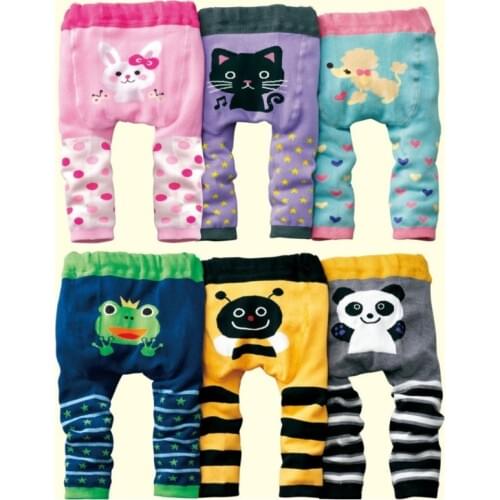 Hooyi baby girl pants boys Clothes Diaper Cover Panties Newborn Underpants leggings Long Trouser Animal Pantyhose