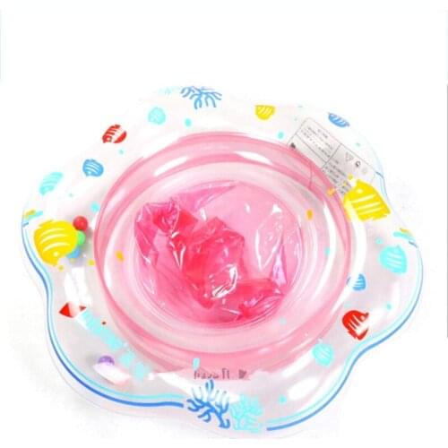 Baby Swimming Float Ring Inflatable Neck Pool Floats With Safe Bottom Support Children Waist Swim Water Toys Accessories