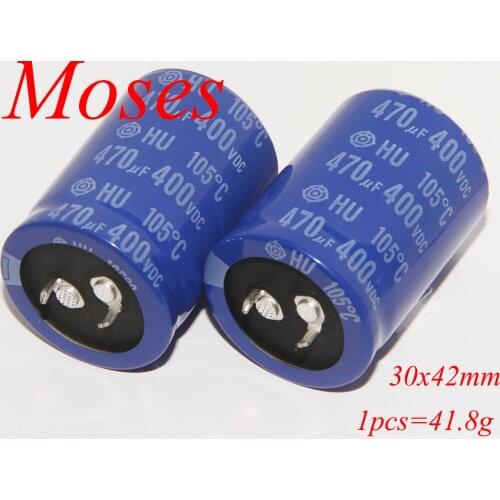 400v 470uf Japan High Quality 100% Original New Capacitance Low ESR Audio Electrolytic Capacitor Radial 30x42mm +/- 20