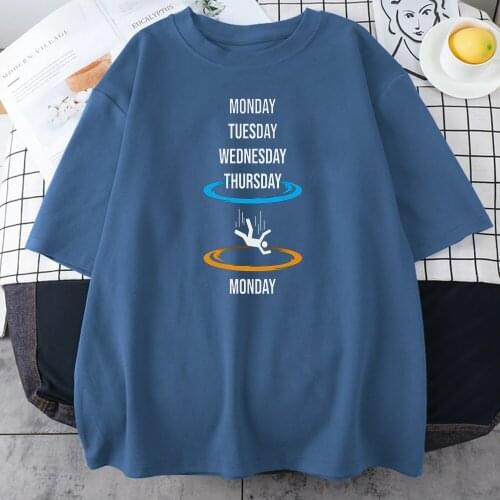 Keep Repeating Every Day Printing Female t Shirts Summer Oversized Clothing Loose Fashion Tshirts Casual Style Women Tee Shirts
