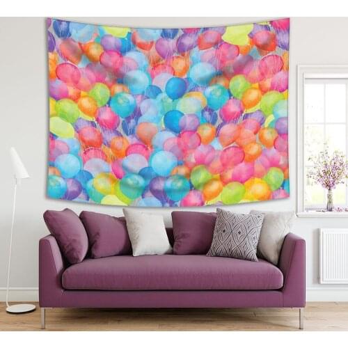 Tapestry Transparent Leaves Nature Plants Theme Artistic Photo Blue Turquoise Pink