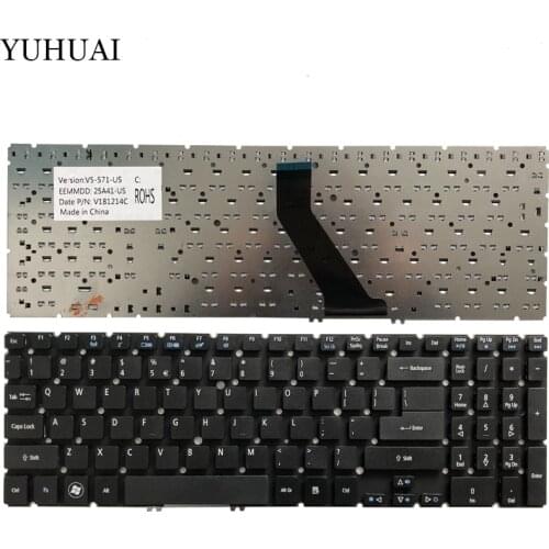 Laptop Keyboards For Acer Aspire M3 M5 M5-581T M5-581G M5-581PT M5-581TG M3-581T M3-581PT M3-581PTG Keyboards US
