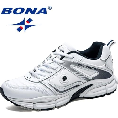 BONA 2021 New Designers Popular Platform Men Sneakers Light Solf Casual Flats Shoes Man Leisure Footwear Zapatillas Hombre