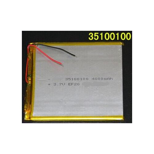 Free ship 35100100 3.7v 4000mah superior quality polymer lithium battery li-po rechargeable battery for tablet