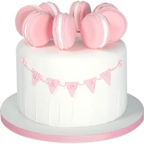 Simulation cake window display dessert shop soft wedding cake makaron cake cute props