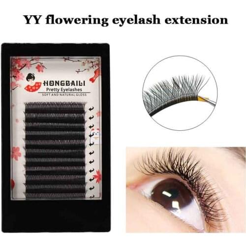 Y premade fans eyelash extensions for salon individual lashes extensions wholesale beauty false eyelashes nagaraku rzesy cilios