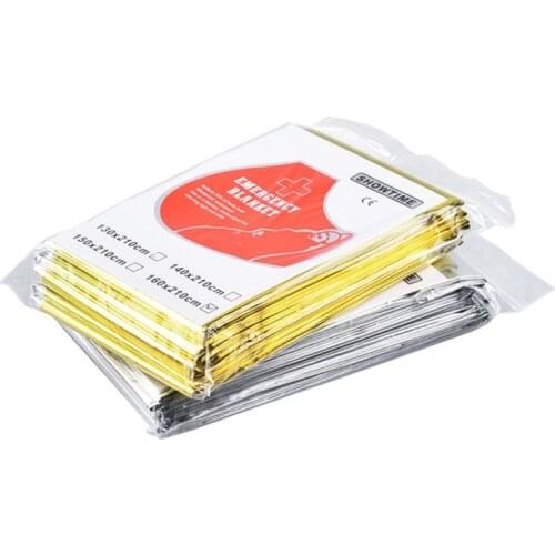 2021 New Emergency Sleeping Bag Emergency First Aid Sleeping Bag PE Aluminum Film/Tent For Outdoor Camping And Hiking Sun Protec