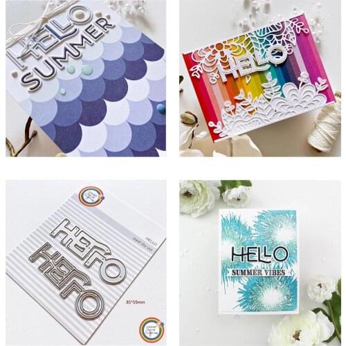 New 2021 Craft Hot Sale Scrapbooking cutting Dies Metal Stencils for Craft Embossing Paper Stencil Template for DIY Making