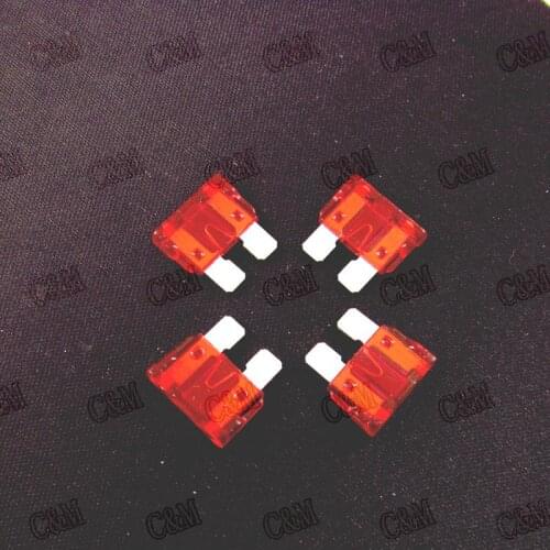 New 50pcs medium Size Auto Automotive Car Boat Truck Blade Fuse 10A Free Shipping