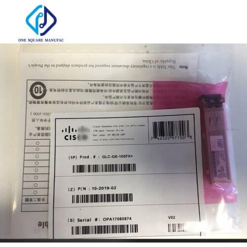 Original GLC-GE-100FX For CISCO 2KM MM 1310nm SGMII Multimode SFP Fiber Optical Module Transceiver