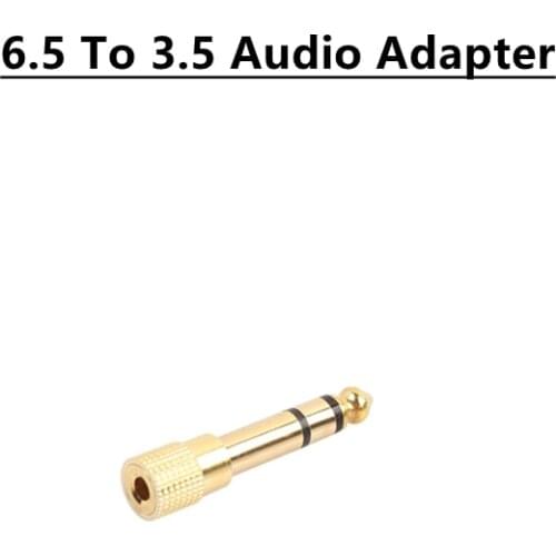 Microphone AUX 6.3 3.5 Mm Converter 6.35mm Male To 3.5mm Female Jack Microphone Transform Cable Adapter Stable Dropshipping