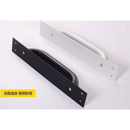 Washing room fire proof door handle aluminium alloy handle hole distant 224mm