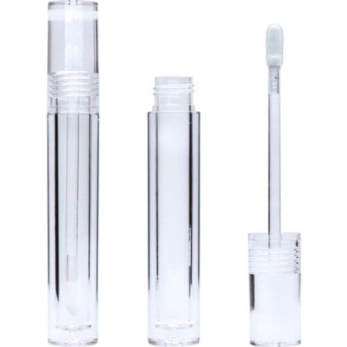 30pcs Empty Lip Gloss Tubes 4 ml Transparent Lip Gloss Containers Clear Refillable Lipstick Container Lip Balm Bottles c102