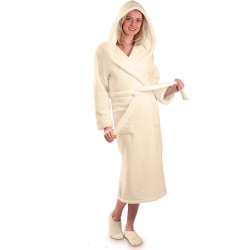 S-family Women's Robes With A Hood