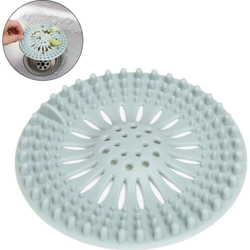 Silicone Mesh Kitchen Sink Strainers For Sink Filters Sewer Hair catch Colanders Bathroom Clean Floor Sieve Drain Filter Gadgets