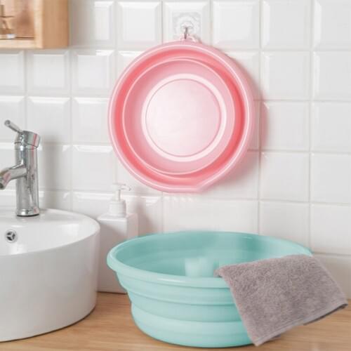 Portable Folding Bucket Foldable Basin Tourism Outdoor Folding Bucket Fishing Promotion Camping Car Wash Bucket Outdoor Camping