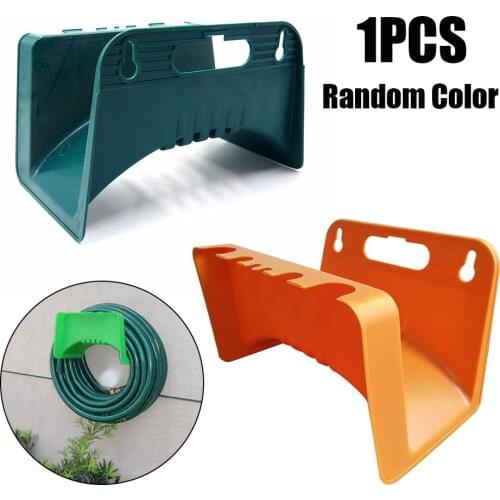 Heavy Duty Wall-Mounted Hose Holder Water Pipe Hanger Plastic Hose Rack Gardening Hose Rack Watering Tools Random Color