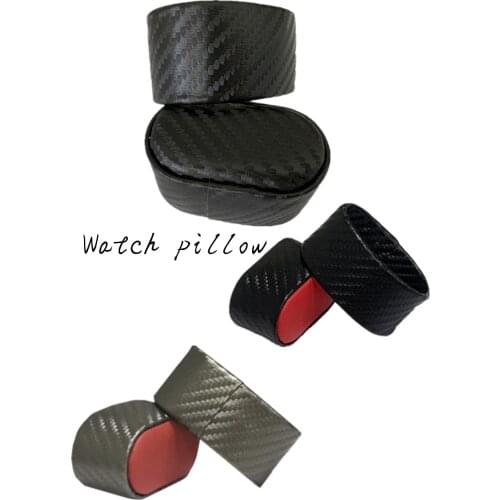 1 Piece Watch winder Pillow accessories for winding box Carbon fiber Watch pillow parts Black Red