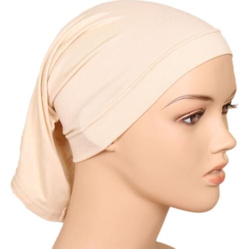 Arabic Style Womens Hijabs Muslim Headscarf Pile Heap Cap Women Comfortable Hijab Caps Islamic Hijab Turban Muslim Scarves