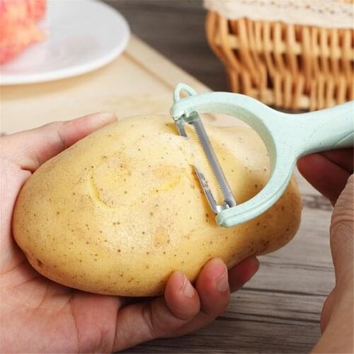 1 Pcs Wheat Straw Potato Peeler Carrot Zester Slicer Fruit Vegetable Tools Kitchen Accessories
