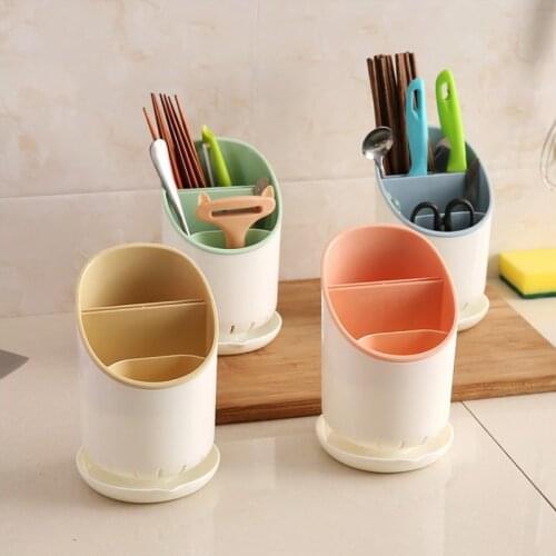 1pcs X Plastic Drain Chopstick Holder Hollow Chopsticks Cage Rack Multifunctional Kitchen Tableware Compartment Storage Rack