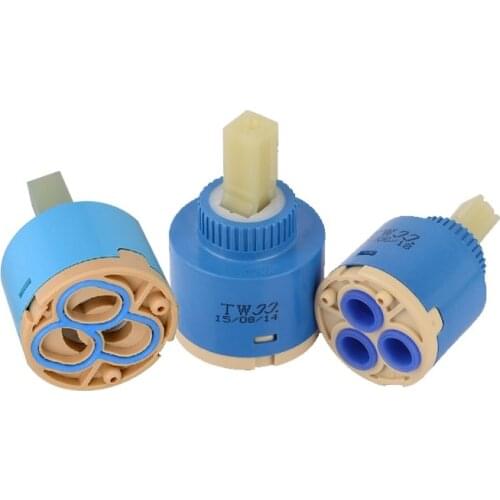 5pcs 25mm 30mm 35mm 40mm Ceramic Replacement Cartridge Water Mixer Tap Inner Control Faucet Valve