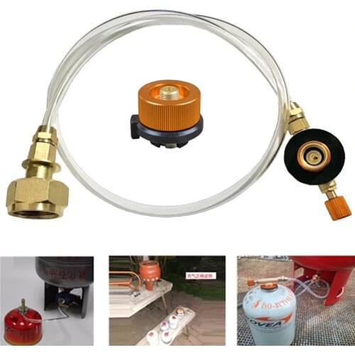 Outdoor Camping Gas Stove Propane Refill Adapter Tank Coupler Adaptor Gas Charging Accessories