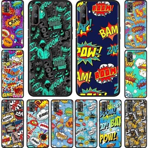 Boom Bang Bam Soft Silicone Cover For Realme 6 7 Pro C21 C3 XT 5 X50 8 7i GT Neo C11 C15 C20 C25 Shockproof Phone Case Shell Sac