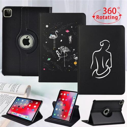 For Apple IPad Air 4 10.9" 2020 Air 3 10.5"/IPad Air 1 2 9.7" Tablet Case 360 Degree Rotating Stand Leather Protective Cover