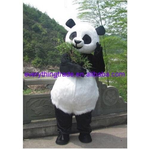 Hot sale Foam new Cartoon Character lovely panda mascot Costume fancy dress party costume Adult size