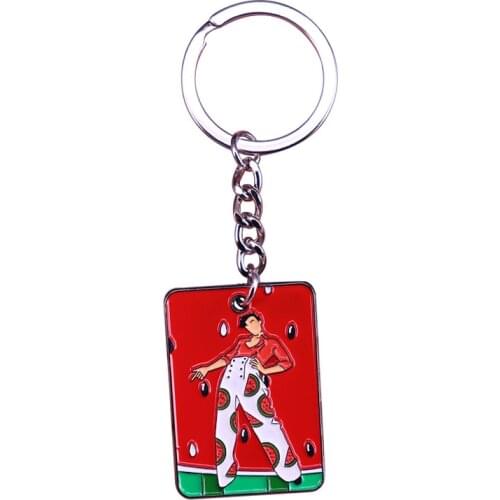 HStyles Watermelon Sugar keychain Outlines from the Cover of his Fine Line Album Fashion Party Accessory