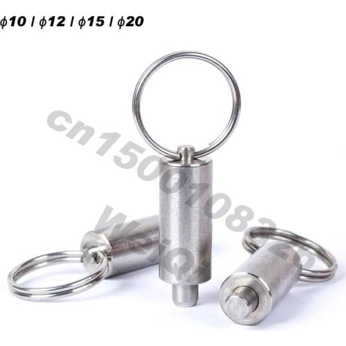 Indexing plungers without collar,Spring pins ,ring type ,303 Stainless Steel