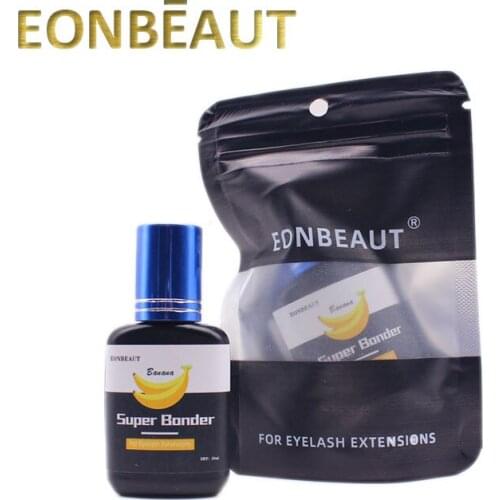 1Bottle EONBEAUT Eyelash Extension Glue Tools Super Bonder Banana Scent Lash Liquid For Lashes Eyelash Professional Makeup Salon