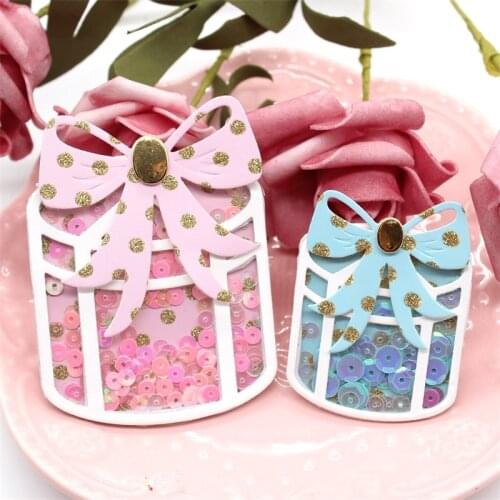 KLJUYP Round Present box set Metal Cutting Dies Scrapbook Paper Craft Decoration dies scrapbooking