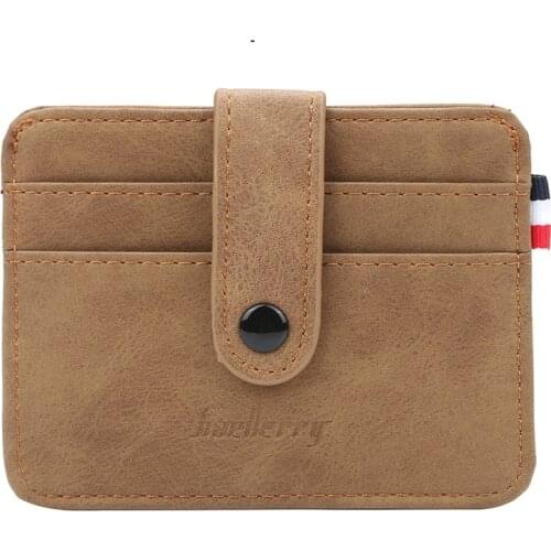 New Slim PU Leather Wallet Men Magic Wallets Designer Small Purse Male Hasp Vallet Retro Card Holder Mini Holders Carteira