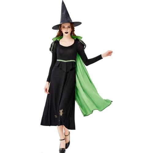 Halloween Undead Festival Evil Witch Fancy Dress Day of The Dead Dreadful Scary Vampire Cosplay Costume
