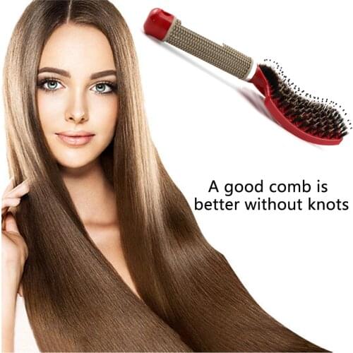 Boys and girls Scalp Massage Comb Hairbrush Bristle Nylon Women Wet Curly Detangle Hair Brush for Hairdressing Styling Tools