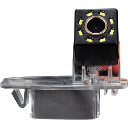 Misayaee Car Rear View Reverse Parking Camera Golden 8 Led for Honda Spirior 2013 Night Vision Waterproof