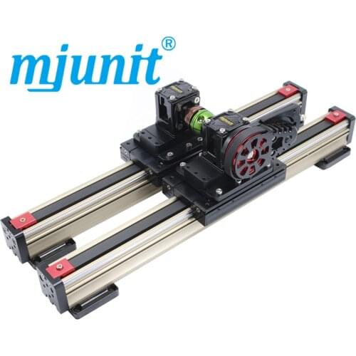 Mjunit 45M Synchronous linear guide with module slide table 3d printer z axis glue spraying machine carton machine table