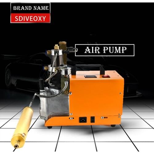 High pressure charge pump 30MPa submersible oxygen tank electric charge pump folding air-cooled pump