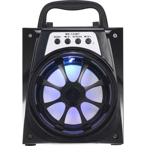 Portable Big Power Wireless Speakers Stereo Subwoofer Heavy Bass Speakers Sound Box Support FM Radio TF AUX USB