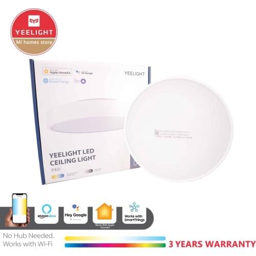 Original Yeelight YLXD76YL Smart LED Ceiling Light Adjustable Brightness Voice Intelligent Control Work With Apple Homekit