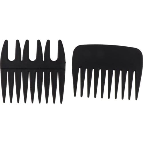 2pcs Travel Pocket Size Beard Mustache Grooming Comb Detangling Hair Comb