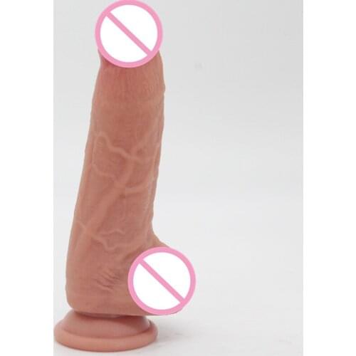 Silicone Dildo Realistic Dick Super Soft Sex Shop Strapon dildo for lesbian XXL cock Sex Toys For Woman Man Prostate massage 18