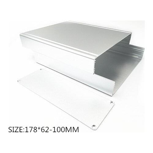 1pcs Aluminum box 178*62-100mm/diy computer aluminum box/ Industrial controller shell/Audio controller aluminum shell