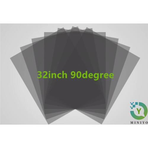 10pcs/lot 32inch 32 inch 90 degree Glossy /matting 715MM*410MM LCD Polarizer Polarizing Film for LCD LED IPS Screen for TV
