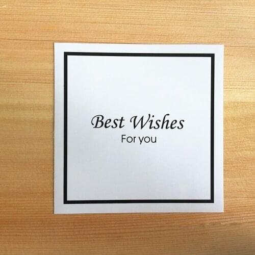 120pcs/lot large size 9x10cm "Best wishs" gift seal sticker Kawaii adhesive stickers for bakery cooking packaging Gift label