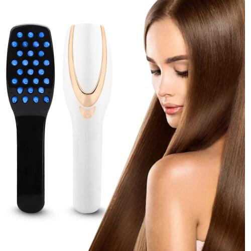 3 In 1 Laser Electric Wireless Infrared Ray Growth Laser Anti Hair Loss Hair Growth Care Vibration Headache Relief Massager Comb