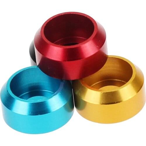 5pcs M8 Aluminum alloy gaskets crown shape gasket cup head hexagonal washer screw washers D20 color